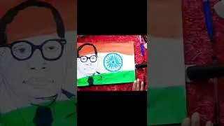 #happy independece day #ambedkar#indian flag # freedom#art#drawing#painting