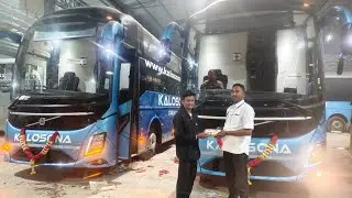 EXCLUSIVE FIRST LOOK 🎉🔥🤩💙. KALO SONA BRAND NEW VOLVO B8R 9600s Damodar Bulid Seater Cum Sleeper. 