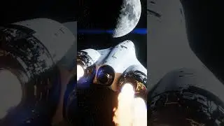 ASMR Video | SpaceShip Launch Cinematic Shot | To The Moon Mission | Veo AI