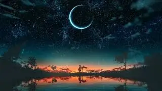 Partial lunar eclipse 🌒 🌌 Direct weather [ Relaxing music along / Study music ]