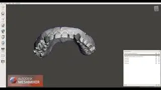 Smile simulation with Meshmixer