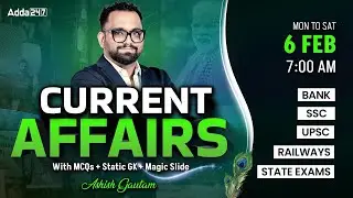 Current Affairs Today | 06 February Current Affairs 2025 | Daily Current Affairs By Ashish Gautam
