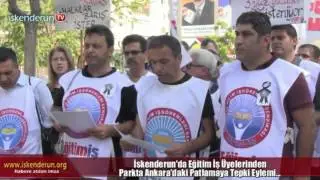 Başkentteki Ter&ouml;r Olayına Eğitim-İş Tepkisi