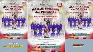 🔴MAJELIS SHOLAWAT & PENGAJIAN BERSAMA KH. AFANDI - HADROH AL MUJADDID WEDDING KRISNA & FITRIANI