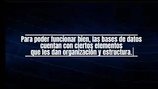 303 MFAH &iquest;Qu&eacute; es una base de datos?