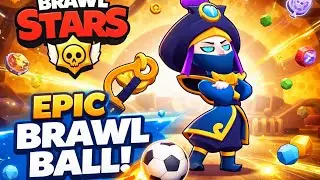 Brawl Stars Brawl Ball Gameplay | Insane Skills & Goals