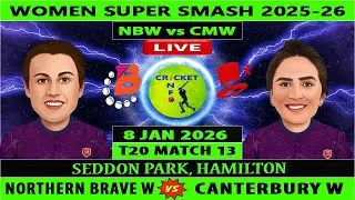 Canterbury Magicians Women vs Northern Brave Women | CMW vs NBW Live | Women's Super Smash 2025-26