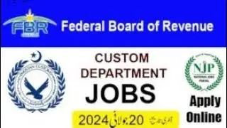 FBR jobs 2024||Federal board of Revenue, FBR jobs ||fbr jobs || today all jobs update