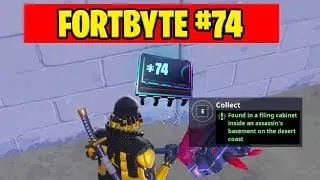 Fortbyte #74 Found in a filing cabinet inside an assassin's basement on the desert coast location