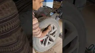 Alloy Wheel Balancing 🛞 #shorts #car #alignment #balancing #machine