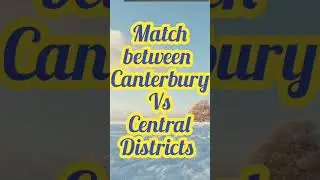 Canterbury Vs Central Districts match in super smash on 11/1/2023  #shorts