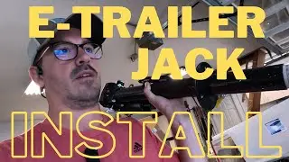 How do I install an Electric Tongue Trailer Jack!? I'm sick of cranking... #DIY #rv #rvlife #camping