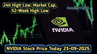 Nvidia Stock Price Today | 24-Hour High-Low, Market Cap & 52-Week Extremes | #nvidiastock #NVDAprice