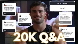 20K Q&A | NATTY OR NOT, MY TRAINING BACKGROUND, HOW TO GET STARTED ON SOCIAL MEDIA