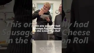 Taste Testing Sausage Egg & Cheese Cinnamon Roll