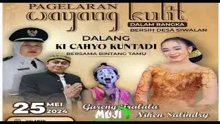 🛑LIVE WAYANG KULIT ‼️K I CAHYO KUNTADI FT NIKEN SALINDRI Balai desa Siwalan Ponorogo