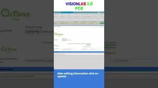 VisionLab 3.0 (PCR) - How to edit lab information