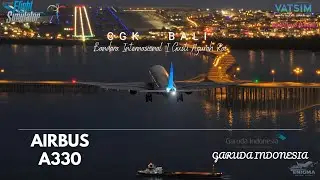 BEST VIEWS OF BALI AT NIGHT WITH AIRBUS A330 | FULL FLIGHT CGK-BALI | MSFS 2024 | Beyond ATC