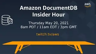 DocumentDB Insider Hour | Episode 7 | Well-Architected Lens | Performance Efficiency