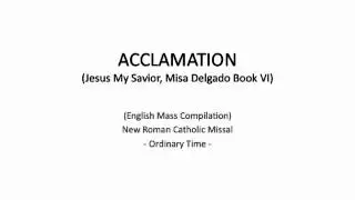 ACCLAMATION (Misa Delgado Book VI) Please don&rsquo;t forget to LIKE and SUBSCRIBE!!