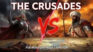 The Crusades: Full History Summary on Maps (1095-1291)