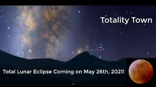 Total Lunar Eclipse Coming on May 26th, 2021!