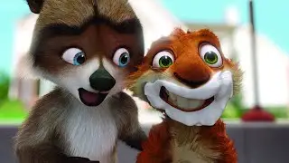 Мультфильмы на Английском. Лесная братва / Over the Hedge 2006. Английский язык на слух. Учим фразы