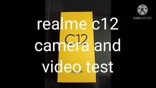 Realme c12 camera and video test