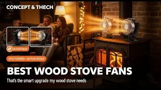 TOP 5 Best Wood Stove Fans 2025 | You Won&rsquo;T Believe How Much Heat This Wood Stove Fan Produces