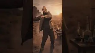 Walter White Holding Beaker in the Desert Jabba Switchway Dance #walterwhite #breakingbad #dance
