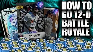 HOW TO GO 12-0 IN BATTLE ROYALE!! MLB THE SHOW 20 TIPS FROM TOP PLAYER!