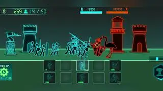 Stickman War Full Battle Mode #4 | ASMR Gaming Challenge | Relaxing Mobile Gameplay (60Fps)