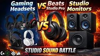 Gaming Headsets vs Beats Studio Pro vs Studio Monitors (Sound Test)