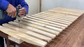 Creative DIY Wooden Furniture Ideas At Home // A Perfect Relaxing Chair