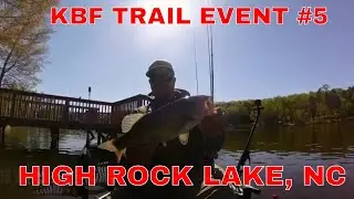 TOURNAMENT DAY High Rock Lake | KBF Trail Event | HOBIE KAYAK FISHING