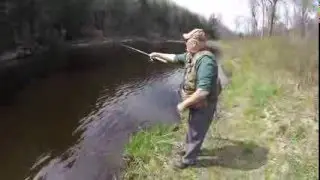 Trout Fishing the Lehigh River in Luzerne County Pennsylvania