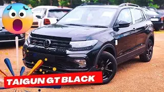 Taigun GT Sport Black 2024 | Now Fully Black Modified 🔥