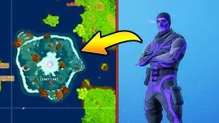 *NEW* LEAKY LAKE and How to get PURPLE SKULL TROOPER SKIN! FORTNITE UPDATE