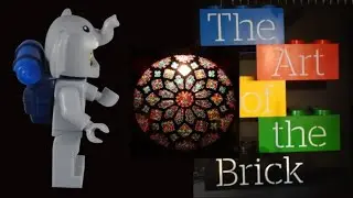 LEGO North Rose Window Chartres Cathedral  - The Art of the Brick  - Nathan Sawaya