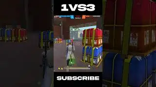 Free Fire 1 vs 3 | Hardest squad |🤫 #shorts #shortvideo #freefire  #bestplayer #nonstopgaming