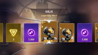 Finally I unlocked SOLIS in Mech Arena