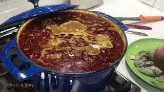 AUTHENTIC GHANA AKPLIDZII | APRAPRANSA  WITH PALM NUT SOUP RECIPE | APAPRANSA