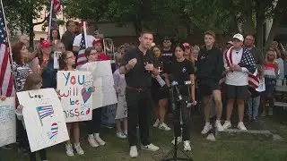 Vigil held for Charlie Kirk in Lemont, Turning Point USA's founding city