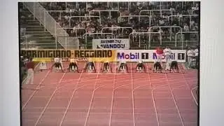 1992 Nice 100m +0.5w 10.12 Frankie Fredericks  15.7.92