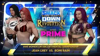WWE2K25 - JEAN GREY VS ROMI RAIN | PRIME #wwe #2k25 #wrestling #gameplay #romanreigns #jeangrey