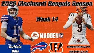 Mitch Trubisky??: 2025 Cincinnati Bengals Football Season| Week 14: Bengals @ Bills
