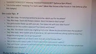 Punch-Out!! Wii - Doc Louis's Quotes (Von Kaiser) [Christmas Special]