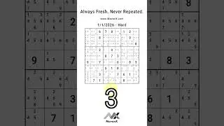 MavonX's Hard Sudoku: Exclusive Region #4