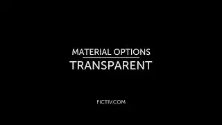 3D Printing Material: Transparent | Ficitv