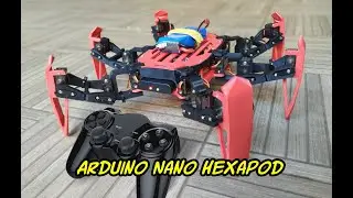 Arduino Nano Sword leg Hexapod